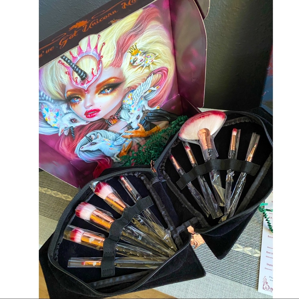 Unicorn Cosmetics 10-Piece Brush Set